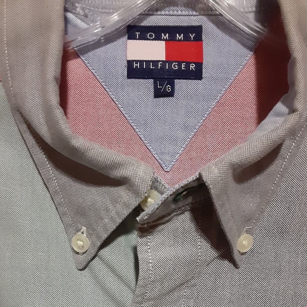 Tommy Hilfiger Color Block Button Down Shirt - image 5